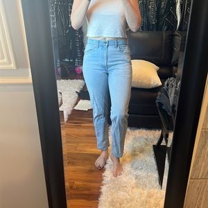 Levi’s light wash jeans